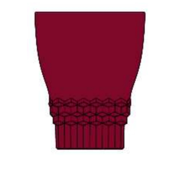 Vintage MCM Glass Ruby Red Faceted Glass Windsor Anchor Bar Cafe Glasses - Picture 4 of 4